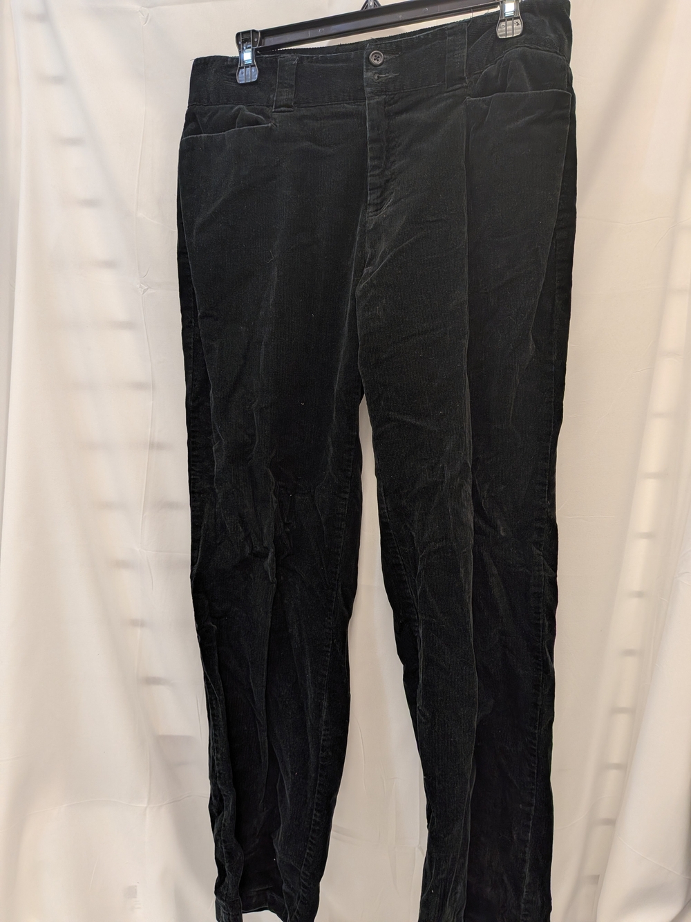 Dockers Black Corduroy Straight-Leg Women's Trousers
